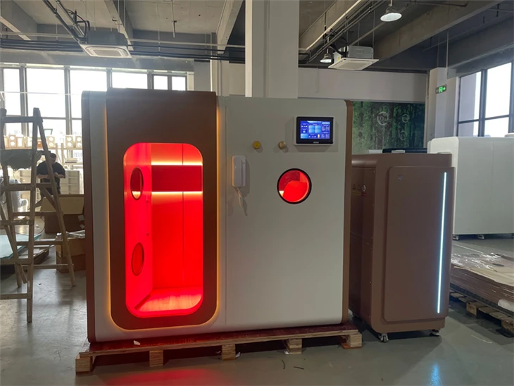 Oxygen Chamber With Red Light Therapy
